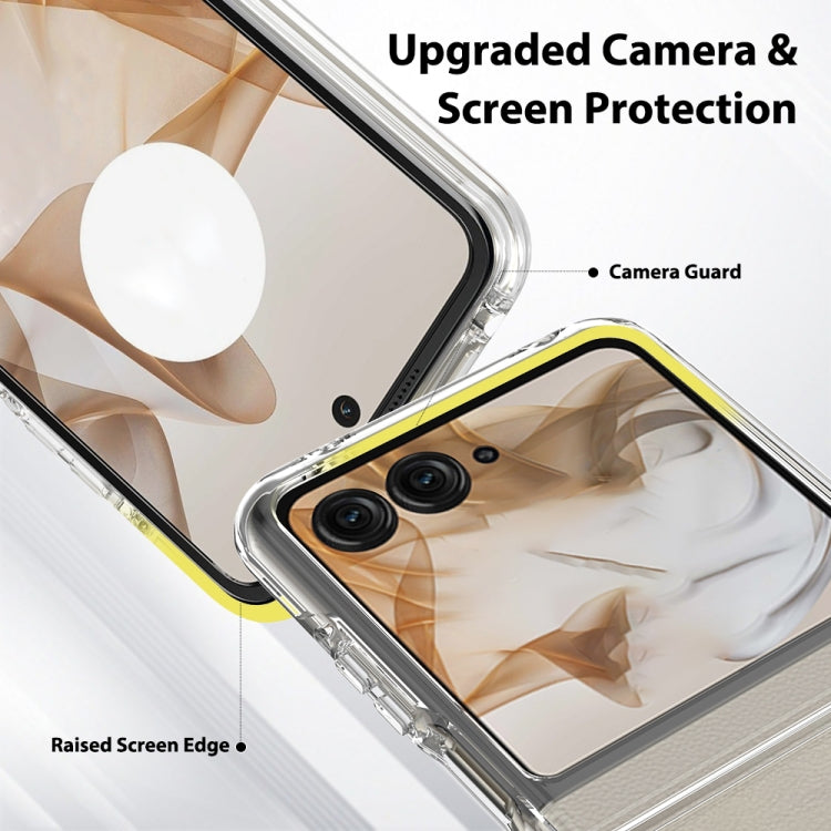 For Motorola Razr 50 / Razr 2024 Scratchproof Acrylic TPU Phone Case - Transparent
