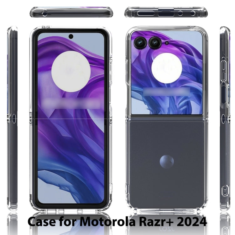For Motorola Razr 50 Ultra / Razr+ 2024 Scratchproof Acrylic TPU Phone Case - Transparent