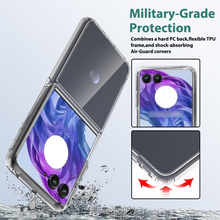For Motorola Razr 50 Ultra / Razr+ 2024 Scratchproof Acrylic TPU Phone Case - Transparent