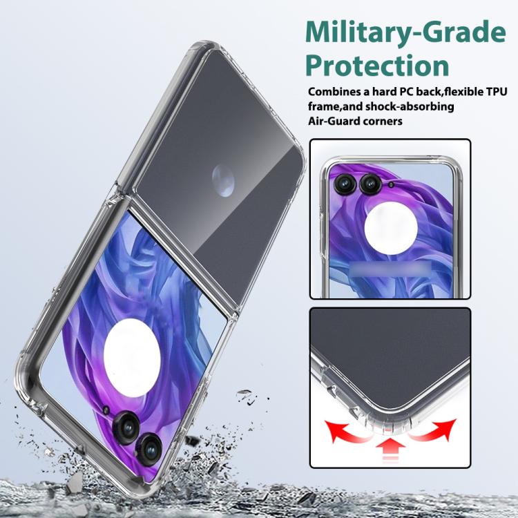 For Motorola Razr 70 / 60 / 50 Scratchproof Acrylic TPU Phone Case - Transparent