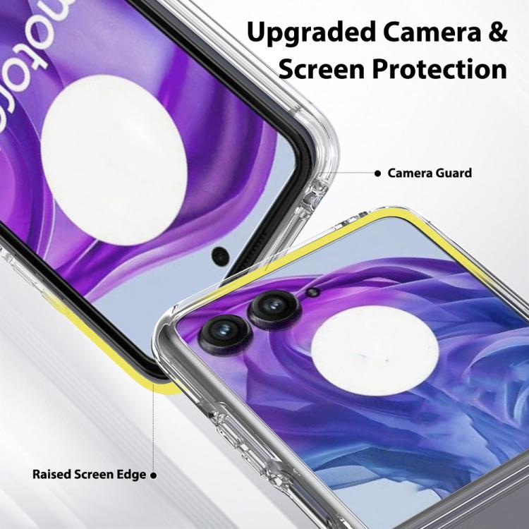 For Motorola Razr 70 / 60 / 50 Scratchproof Acrylic TPU Phone Case - Transparent