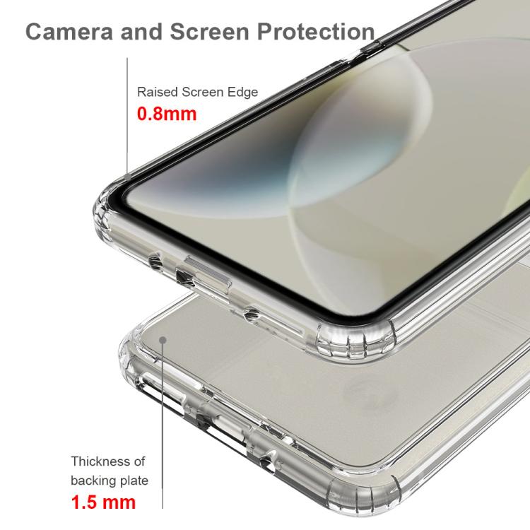 For Motorola Razr 2023 Scratchproof Acrylic TPU Phone Case - Transparent
