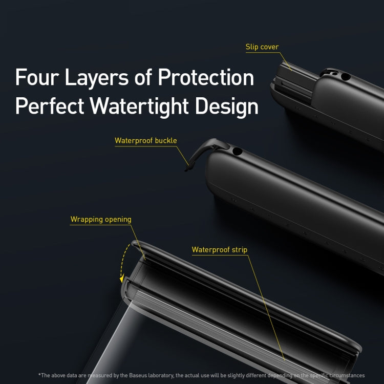 Baseus AquaGlide IPX8 Waterproof Phone Pouch with Slide Lock
