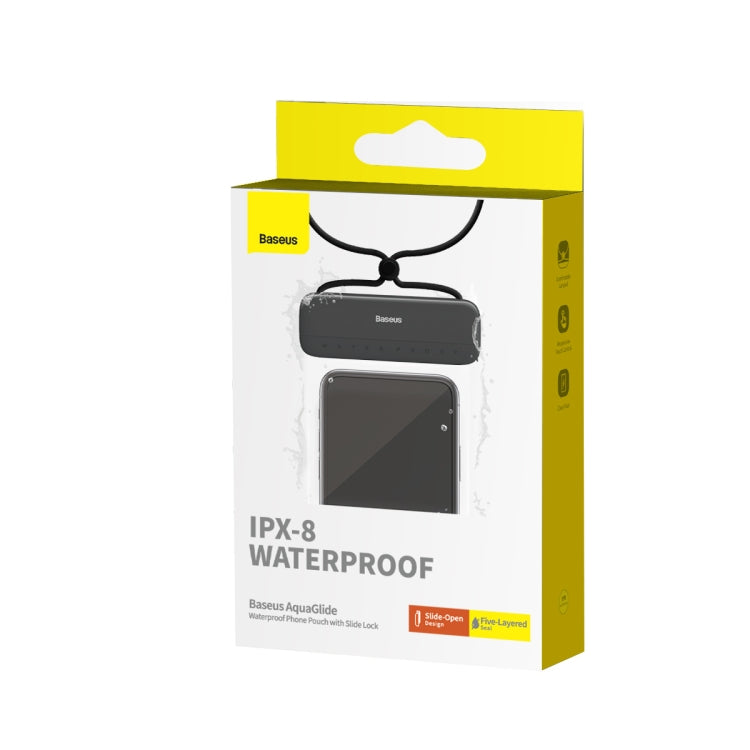 Baseus AquaGlide IPX8 Waterproof Phone Pouch with Slide Lock