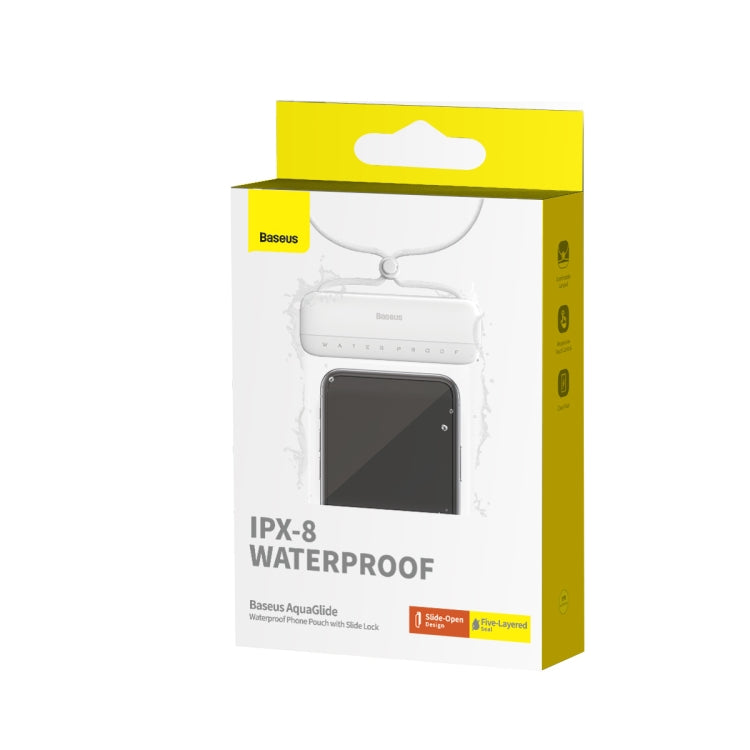 Baseus AquaGlide IPX8 Waterproof Phone Pouch with Slide Lock