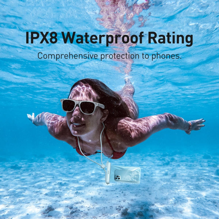 Baseus AquaGlide IPX8 Waterproof Phone Pouch with Cylindrical Slide Lock