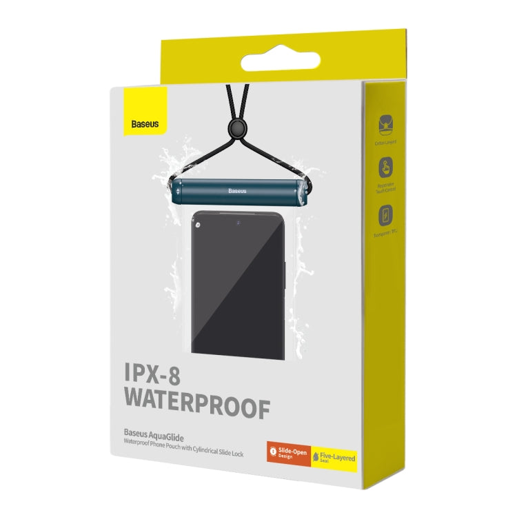 Baseus AquaGlide IPX8 Waterproof Phone Pouch with Cylindrical Slide Lock
