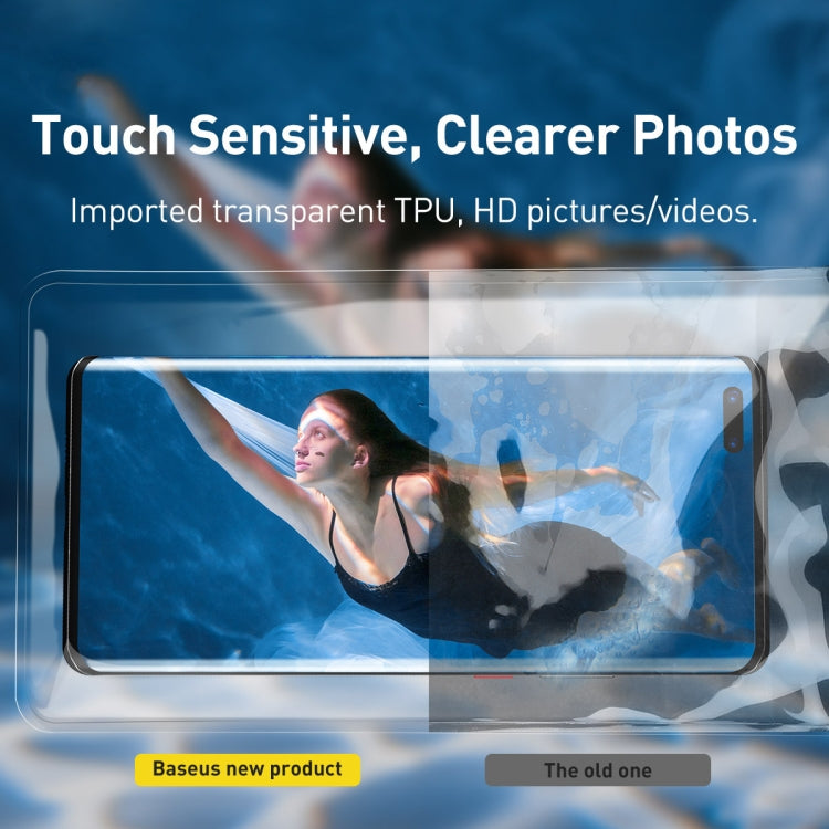 Baseus AquaGlide IPX8 Waterproof Phone Pouch with Cylindrical Slide Lock
