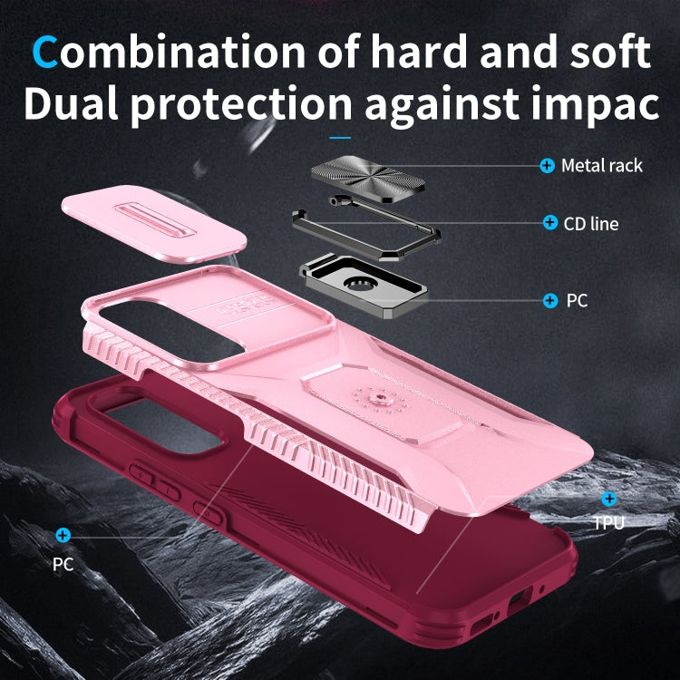 For Samsung Galaxy A54 5G Sliding Camshield Holder Phone Case