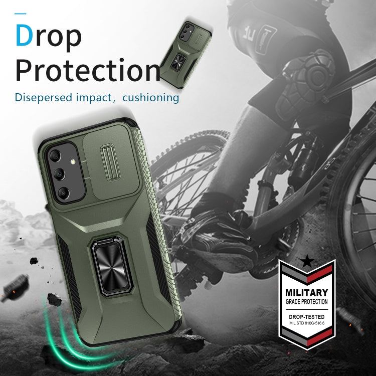 For Samsung Galaxy A25 5G Sliding Camshield Holder Phone Case