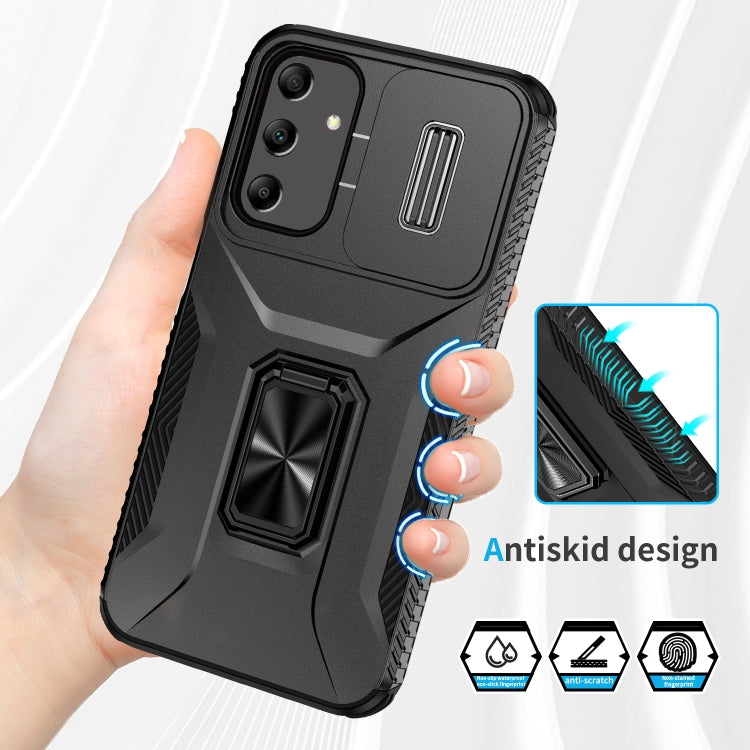 For Samsung Galaxy A25 5G Sliding Camshield Holder Phone Case