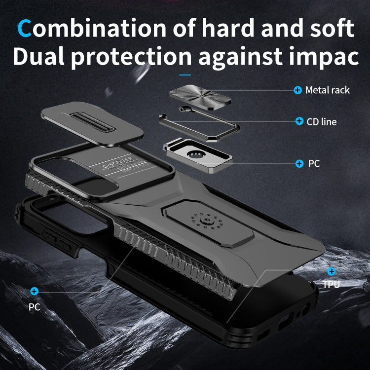 For Samsung Galaxy A25 5G Sliding Camshield Holder Phone Case