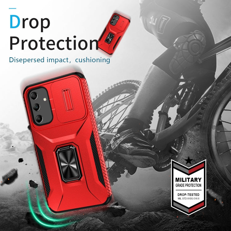 For Samsung Galaxy A25 5G Sliding Camshield Holder Phone Case
