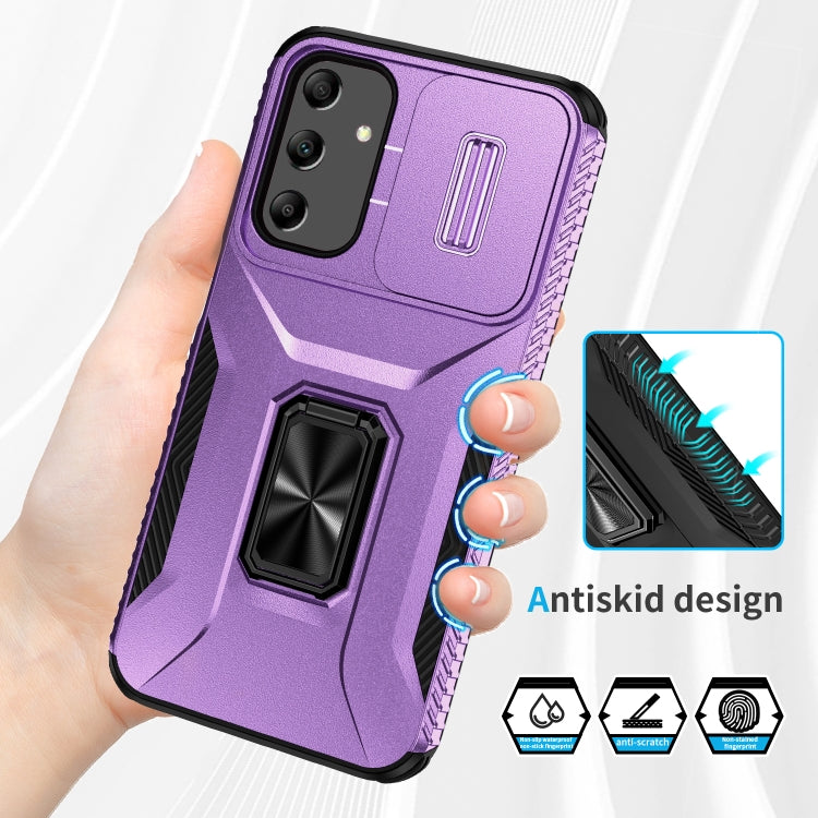 For Samsung Galaxy A25 5G Sliding Camshield Holder Phone Case