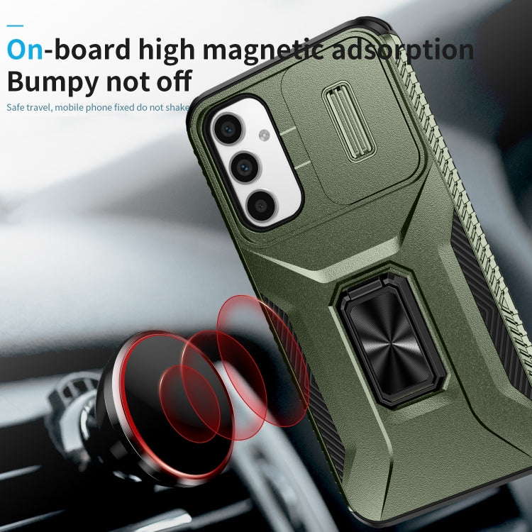 For Samsung Galaxy A34 5G Sliding Camshield Holder Phone Case