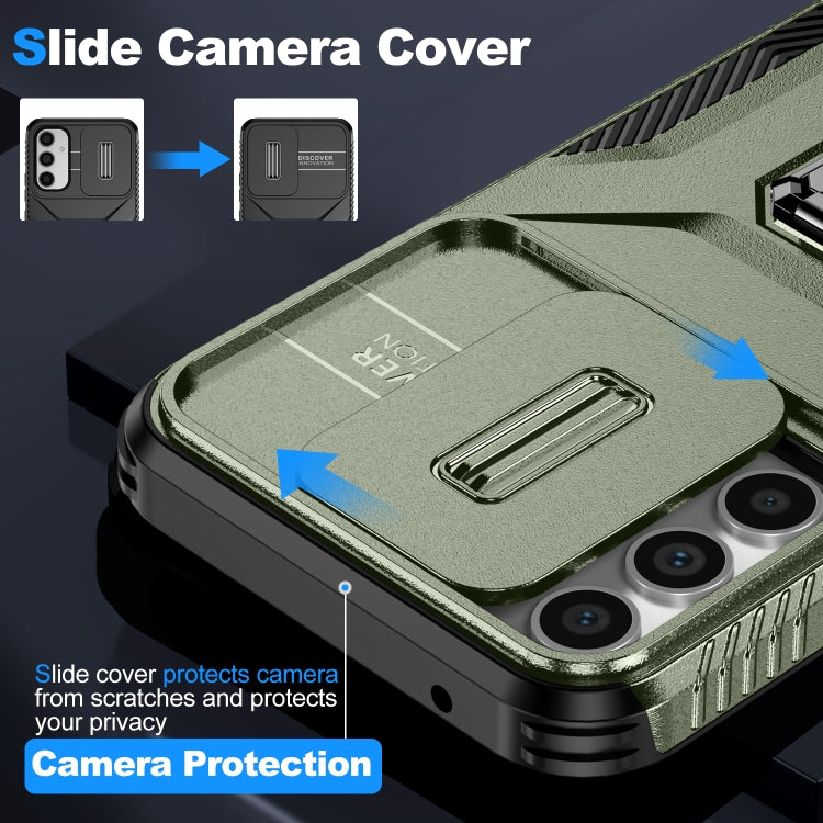 For Samsung Galaxy A34 5G Sliding Camshield Holder Phone Case