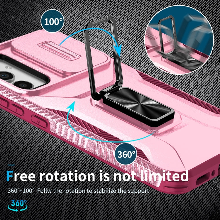 For Samsung Galaxy A34 5G Sliding Camshield Holder Phone Case