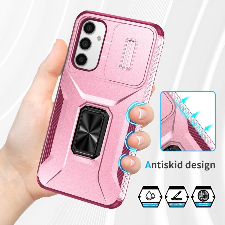 For Samsung Galaxy A34 5G Sliding Camshield Holder Phone Case
