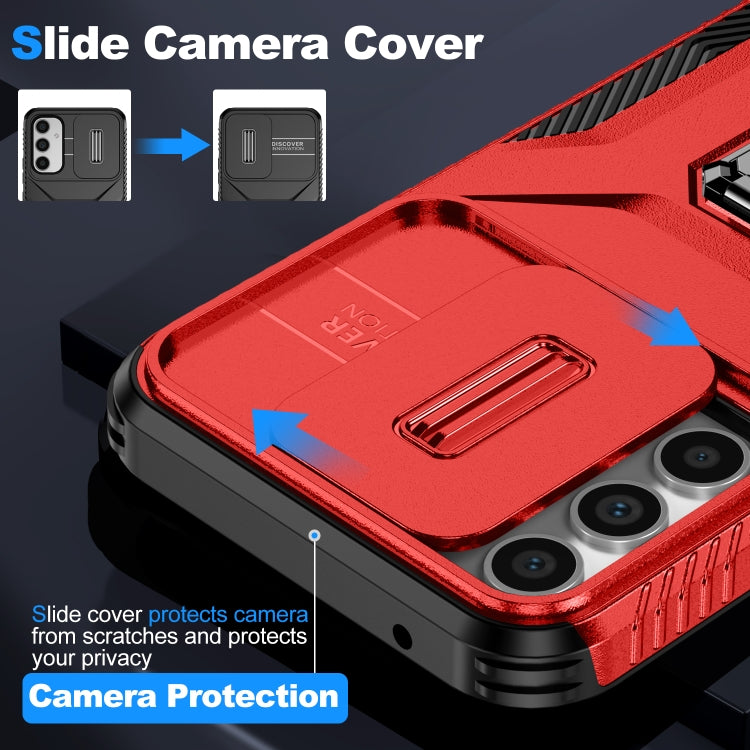 For Samsung Galaxy A34 5G Sliding Camshield Holder Phone Case