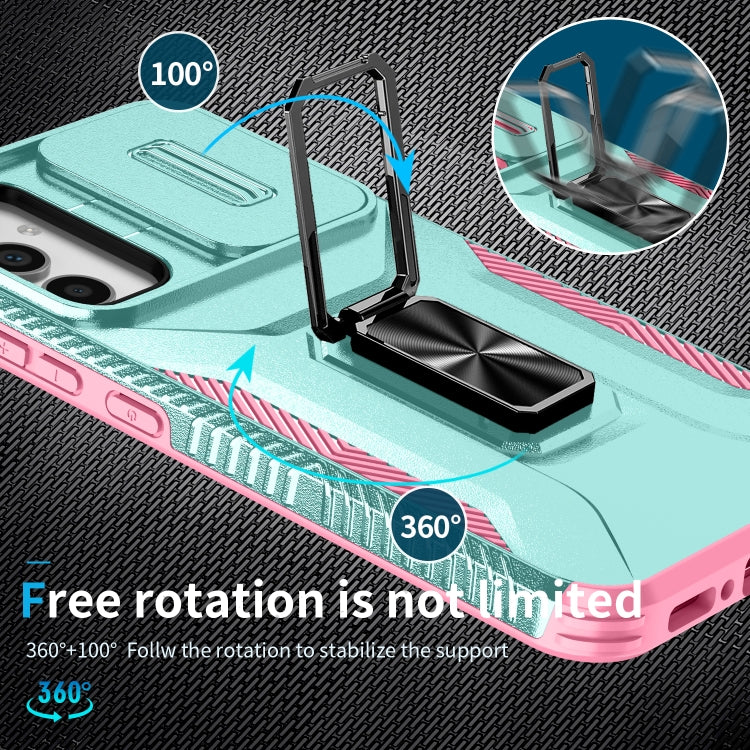 For Samsung Galaxy A34 5G Sliding Camshield Holder Phone Case