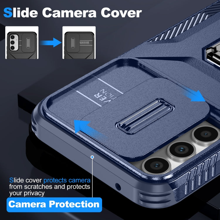 For Samsung Galaxy A34 5G Sliding Camshield Holder Phone Case