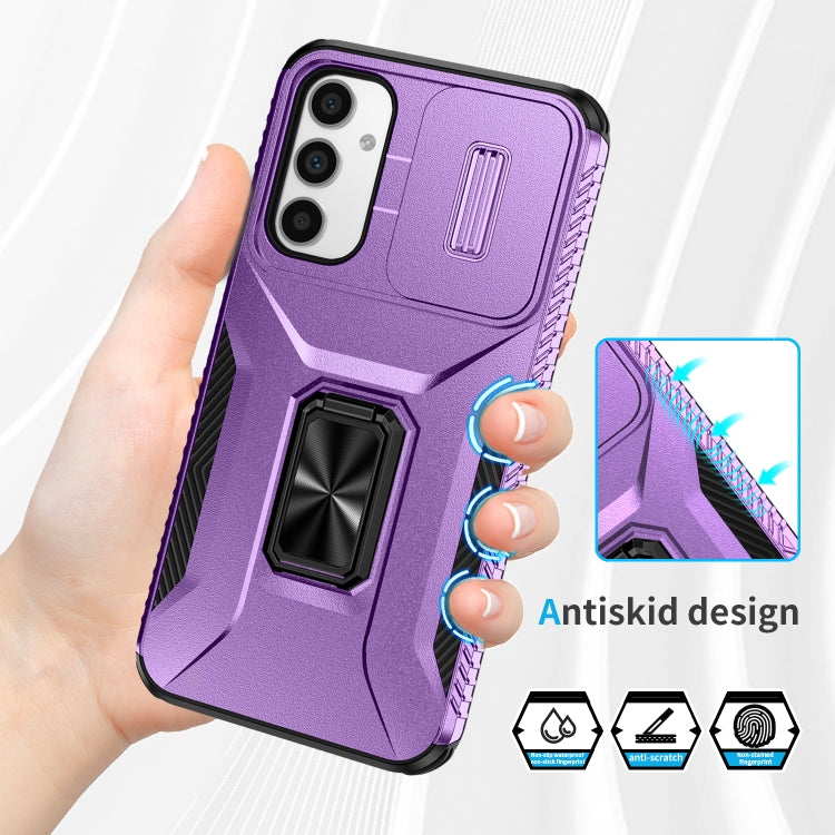 For Samsung Galaxy A34 5G Sliding Camshield Holder Phone Case