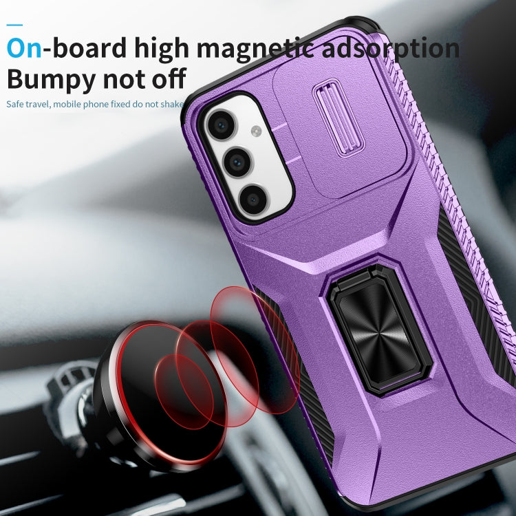 For Samsung Galaxy A34 5G Sliding Camshield Holder Phone Case