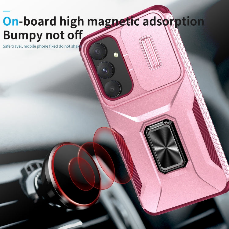 For Samsung Galaxy A35 5G Sliding Camshield Holder Phone Case