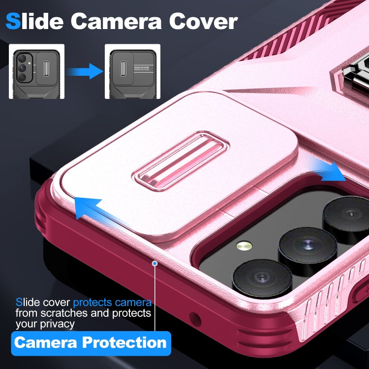 For Samsung Galaxy A35 5G Sliding Camshield Holder Phone Case