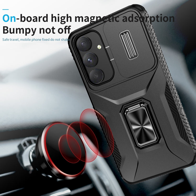 For Samsung Galaxy A35 5G Sliding Camshield Holder Phone Case