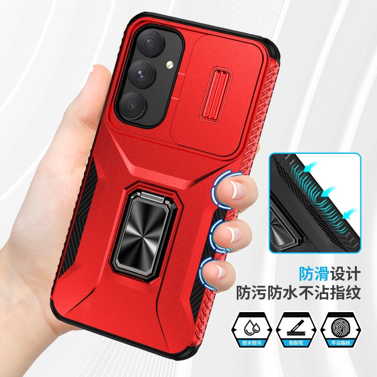 For Samsung Galaxy A35 5G Sliding Camshield Holder Phone Case