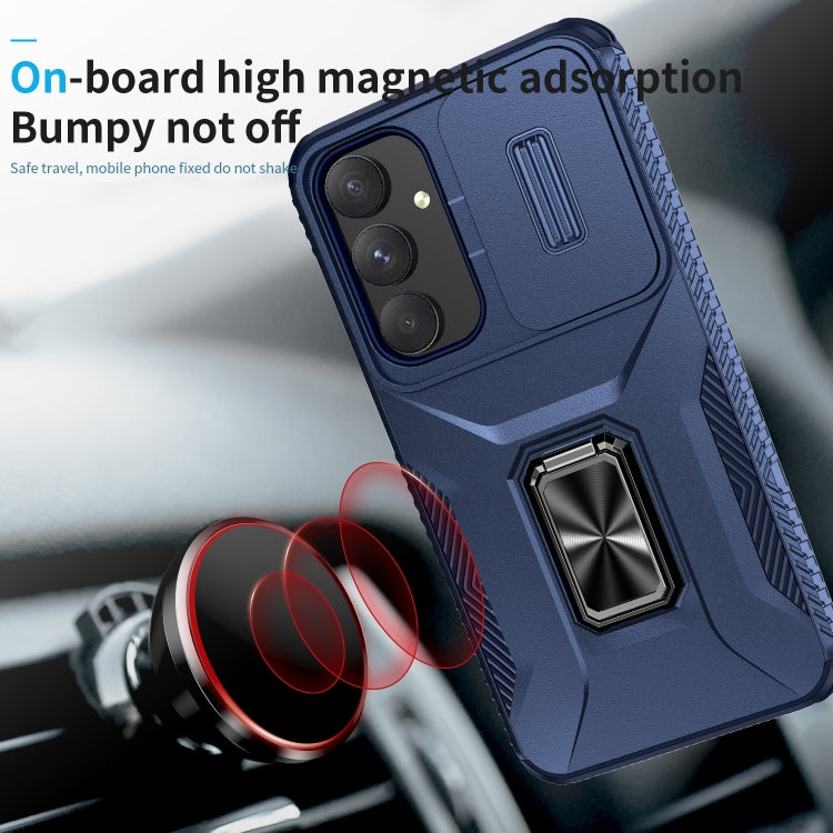 For Samsung Galaxy A35 5G Sliding Camshield Holder Phone Case