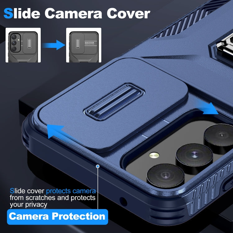 For Samsung Galaxy A35 5G Sliding Camshield Holder Phone Case