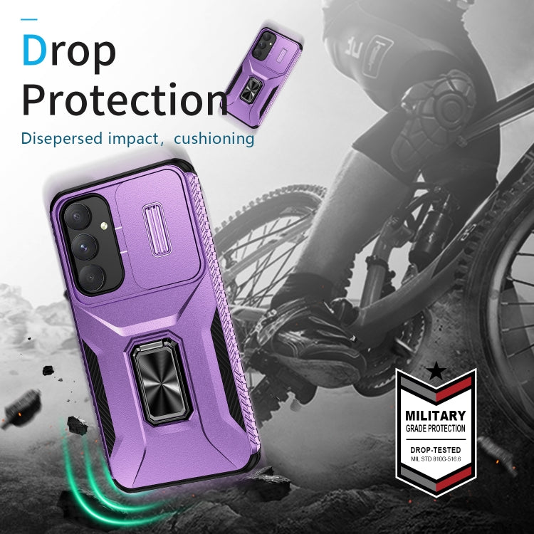 For Samsung Galaxy A35 5G Sliding Camshield Holder Phone Case