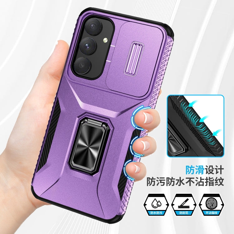 For Samsung Galaxy A35 5G Sliding Camshield Holder Phone Case