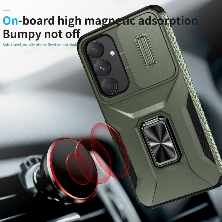 For Samsung Galaxy A55 5G Sliding Camshield Holder Phone Case
