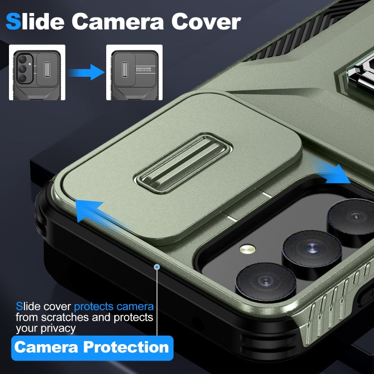 For Samsung Galaxy A55 5G Sliding Camshield Holder Phone Case