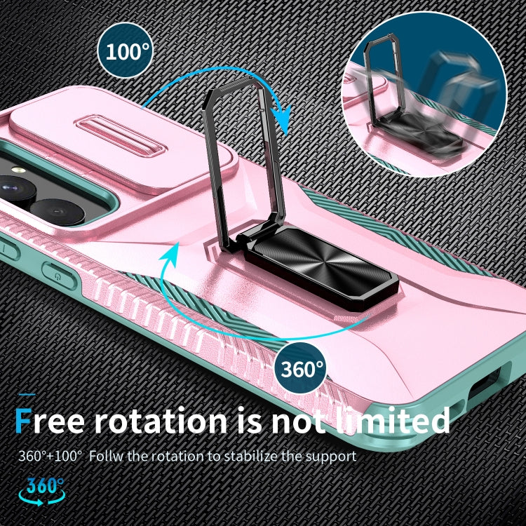 For Samsung Galaxy A55 5G Sliding Camshield Holder Phone Case