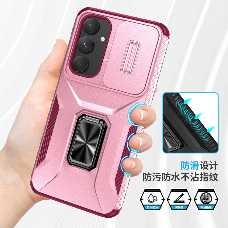 For Samsung Galaxy A55 5G Sliding Camshield Holder Phone Case