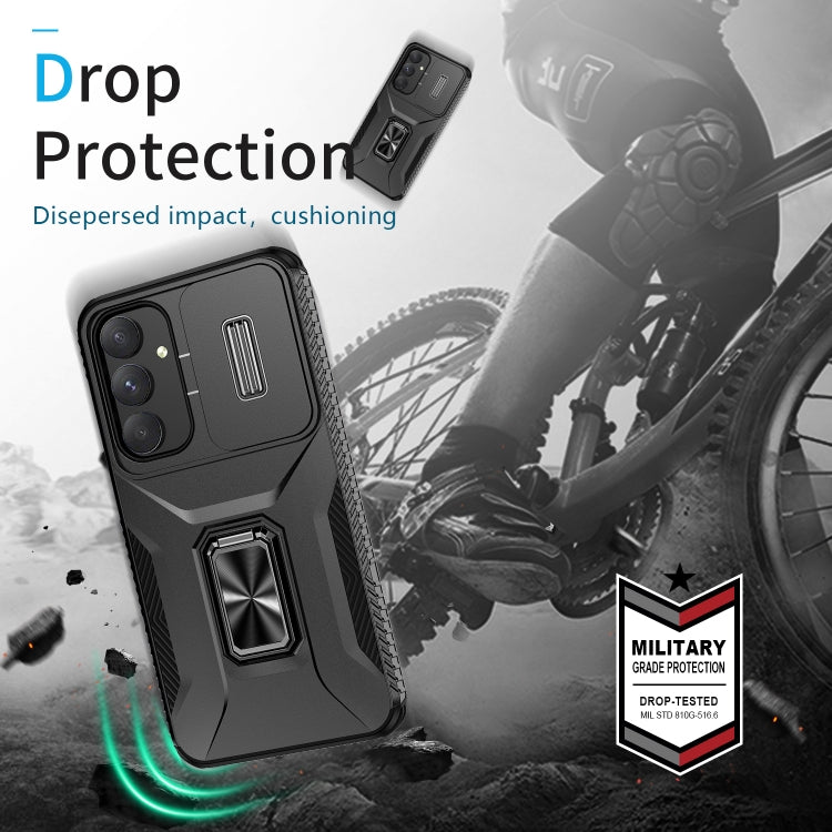 For Samsung Galaxy A55 5G Sliding Camshield Holder Phone Case