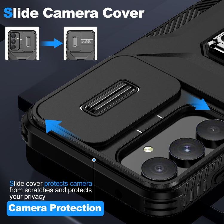 For Samsung Galaxy A55 5G Sliding Camshield Holder Phone Case