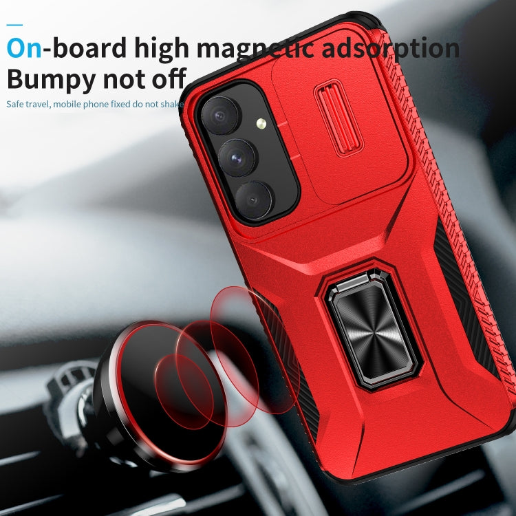 For Samsung Galaxy A55 5G Sliding Camshield Holder Phone Case