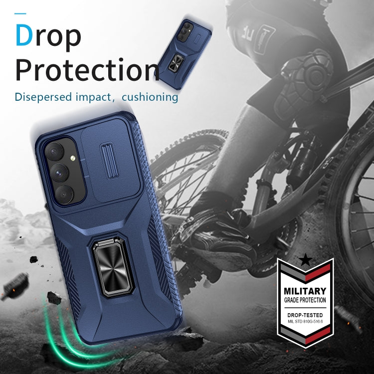 For Samsung Galaxy A55 5G Sliding Camshield Holder Phone Case