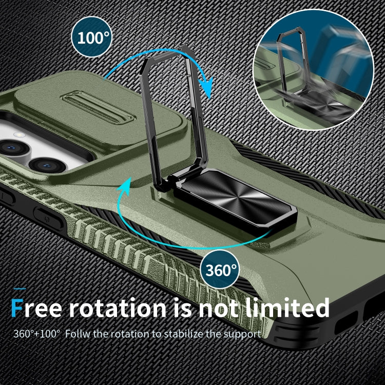 For Samsung Galaxy S23 FE 5G Sliding Camshield Holder Phone Case