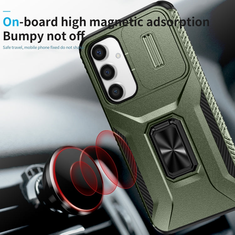 For Samsung Galaxy S23 FE 5G Sliding Camshield Holder Phone Case
