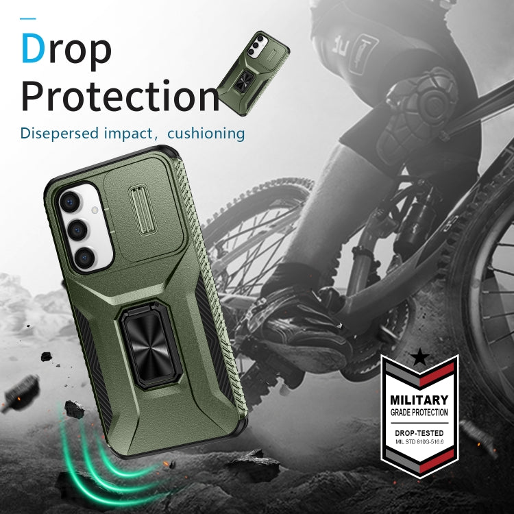 For Samsung Galaxy S23 FE 5G Sliding Camshield Holder Phone Case