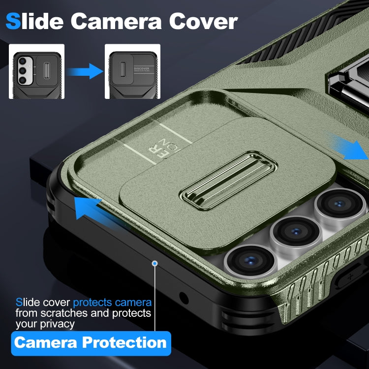 For Samsung Galaxy S23 FE 5G Sliding Camshield Holder Phone Case