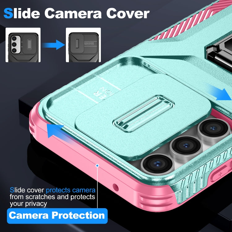 For Samsung Galaxy S23 FE 5G Sliding Camshield Holder Phone Case