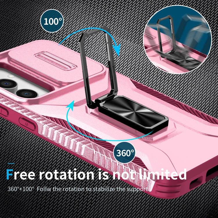 For Samsung Galaxy S23 FE 5G Sliding Camshield Holder Phone Case