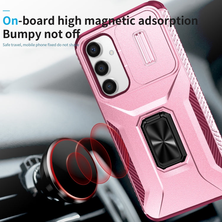 For Samsung Galaxy S23 FE 5G Sliding Camshield Holder Phone Case